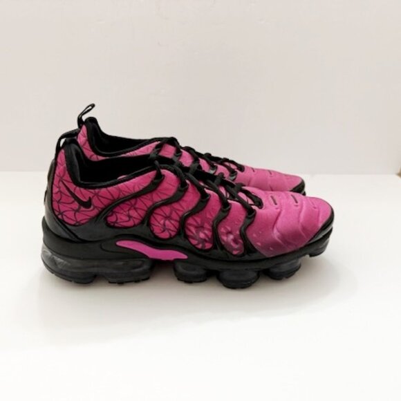 Nike Air VaporMax Plus Geometric Active Fuchsia Black Shoes Sneakers Men’s 10.5 - Picture 3 of 8